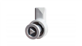 Zamek Plastikowy Do Szafy - Na Klucz Trójkąt