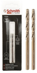 Wiertło do metalu kobaltowe 4mm wiertła 2szt HSS-Co Schmith