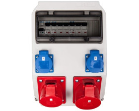 Rozdzielnica budowlana ADAMÓW 32/5P 16A/5P 2x2P+Z 9036581W