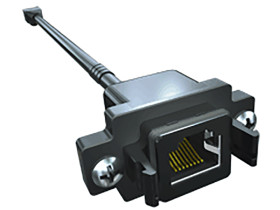 Złącze RJ45 Żeński Złącze RJ45 Montaż na panelu Cat3, Cat5, Cat5e Samtec 1-żyłowe