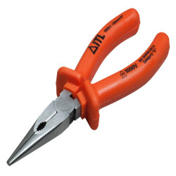 Szczypce Szczypce z płaskimi końcówkami ITL Insulated Tools Ltd długość szczęk: 6 pouces długość całkowita: 150 mm Stal