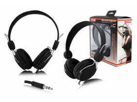 Słuchawki nauszne LTC56 czarne LTC