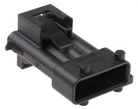 Złącze samochodowe 4-pinowe TE Connectivity -rzędowe Męski Timer Montaż na panelu Obudowa złącza samochodowego