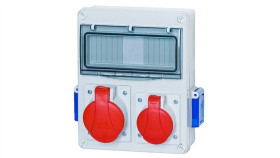 Rozdzielnica Budowlana Neapol 1X5p 16A 1X5p 32A 2X2p+Z 8 Modułów Italine...