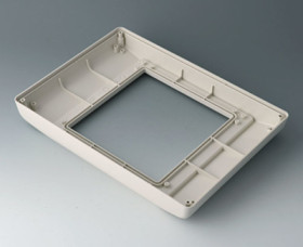 Housing lower part, ABS, (W x H x D) 275 x 36.5 x 195 mm, gray white, B4046757