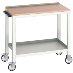 Bott 16922701.16 Verso Mobile Welded Bench, Multiplex Wood Top 1000 x 600mm