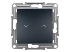 ASFORA Przycisk żaluzjowy (zaciski śrubowe) antracytowy EPH1300371 SCHNEIDER ELECTRIC