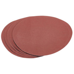 Draper 72232 Five 120 Grit Hook and Eye Backed Aluminium Oxide (230mm)