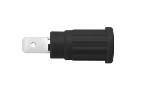 Gniazdo bananowe Żeński Wtyczka PC typ Gniazdo bananowe Czarny 32A Schutzinger rozmiar 4 mm