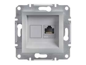 ASFORA Gniazdo komputerowe RJ45 kat.5e aluminium EPH4300161 SCHNEIDER ELECTRIC