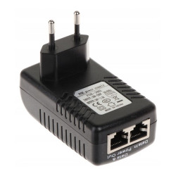 Zasilacz PoE 24V 1A wtyczkowy / 004020