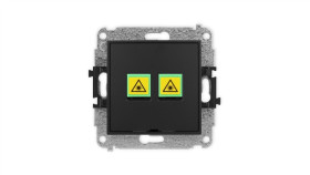 Icon Mechanizm Gniazda Światłowodowego/Optycznego Podwójnego, Bez Pola...