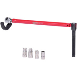 KS Tools 123.0040 Standard Tap Nut Wrench Set, 6 Pcs