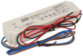 Zasilacz; do LED; LPV-60-12; 12V DC; 5A; 60W; stałonapięciowy; IP66; Mean Well