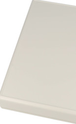 ABS handheld enclosure, (L x W x H) 220 x 140 x 41 mm, light gray (RAL 7035), IP54, 1599KGY