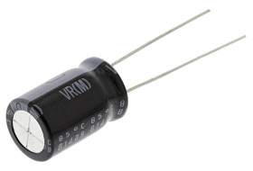 Kondensator 1000μF 16V dc Radialny, Otwór przelotowy Nichicon roztaw: 5mm 10 (Dia.) x 16mm