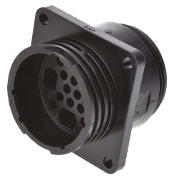 Złącze wielostykowe przemysłowe 16-pinowe, panelowe Gniazdo TE Connectivity