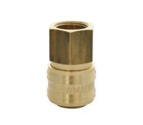 Szybkozłącze pneumatyczne DN7,2 typ 26, G 3/8 GW, gniazdo szybkozłącza, mosiądz