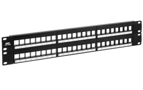 PPLK48B-2U-B - patch panel UTP 19" - 48-portów keystone