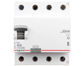 Wyłącznik różnicowoprądowy 4P 40A 0,03A typ AC P304 RX3 402063
