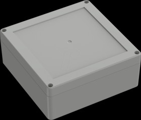 6U07151506119 Industrial housing, 149.9 x 149.9 x 60mm, IP66/IP68, light gray