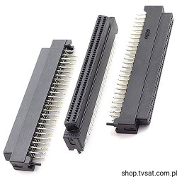 750295-2 Socket 2 x 48 Pin to PCB THT TYCO