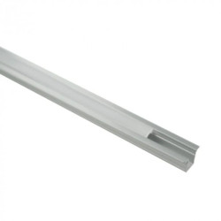 Profil PW02 podtynk. anodowany + klosz mrożony 2m