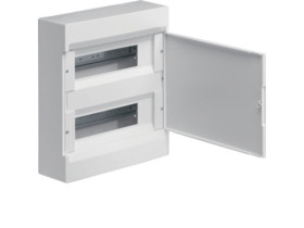 Rozdzielnica natynkowa 24 modułowa 2x12M drzwi pełne IP40 COSMOS VD212PP HAGER