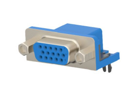Złącze D-Sub 15-pinowe Gniazdo Proste Montaż na płytce raster 2.29mm