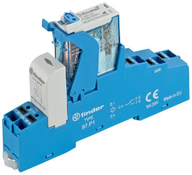 Przekaźnik interfejsowy Seria 4C 1P 10A 24V DC PUSH-IN 4C.P1.9.024.0050SPA