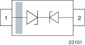 VCUT0714A02V Bidirectional Asymmetrical (BiAs) Single Line ESD-Protection Diode in SOD-523