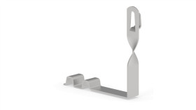 Uchwyt Pod Dachówkę L-150Mm Nierdzewny Z Zamkiem Skręcony 11.5 Ni /91105005/