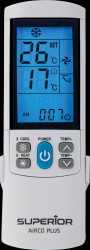 SUPCU001 Superior AirCo Plus air conditioner universal remote control