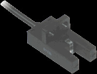 Fork light barrier, PNP, 5-24 VDC, cable, PVC 4x0.08 mm², 2 m, IP50, 806131