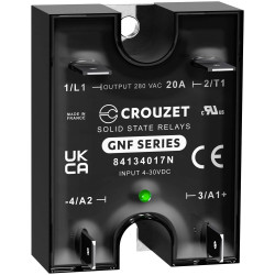 Crouzet 84134017N SSR 25A 280V AC Zero-voltage Switching 1pc