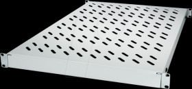SF1000G 19" shelf, 1U, 1000 mm depth, gray