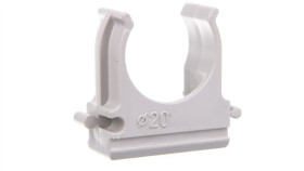 Uchwyt Otwarty Do Rur Gładkich Fi 20Mm Eccf20 /100Szt./