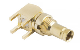 Złącze koncentryczne Montaż na płytce drukowanej Żeńskie, męskie 75Ω typ złącza Złącze 1.0/2.3 6GHz Lutowane