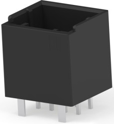 Pin header, 8 pole, pitch 2.5 mm, straight, black, 2-1827875-4