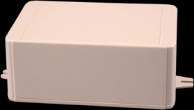 ABS enclosure, (L x W x H) 150 x 100 x 60 mm, light gray (RAL 7035), IP54, RL6435-F
