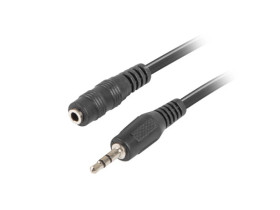 Przedłużacz Jack 3,5mm /3-pin stereo/ 1,5m CA-MJFJ-10CC-0015-BK