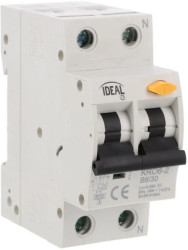Wyłącznik różnicowo-nadprądowy 2P B 6A 0,03A typ AC KRO6-2/B6/30 23220