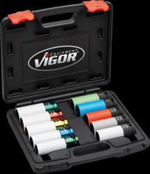 V6312/10 Schlagschrauber-Steckschlüssel-Satz, 10-teilig