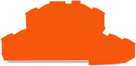 End/Intermediate plate for terminal block, 2002-2492