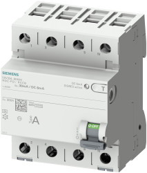 RCCB, Typ F, 2-biegunowy, 40A, 30mA, Siemens SENTRON 230V