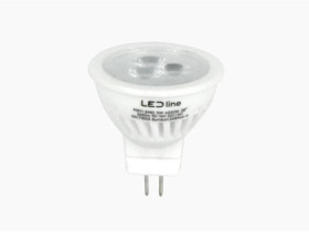 LED line PRIME żarówka LED MR11 3W 4000K barwa neutralna 330lm 10-14V AC/DC CERAMICZNA 38st 5 lat gwar.