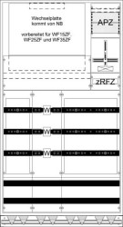 Szafka instalacyjna Striebel & John WX42K4L, 400 x 1050 x 1950 , 1 szt.