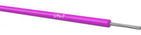 PVC-switching strand, LiYv-t, 0.14 mm², 18 x 0.10 mm, pink, outer Ø 1.1 mm, 760101406