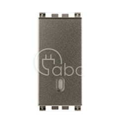 Łącznik schodowy, 16AX, 1M, srebrny ciemny, 19005.M