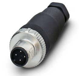 Złącze okrągłe 4-pinowe M12 Kabel Wtyk Phoenix Contact Męski/żeński IP67 SACC